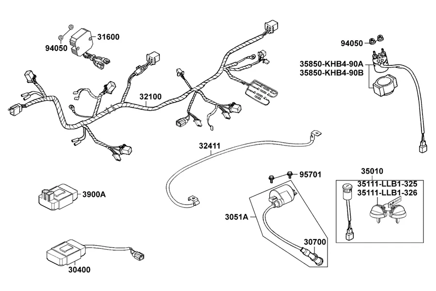F20 Light Tail parts diagram