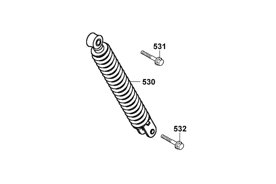F16 Rear Cushion parts diagram