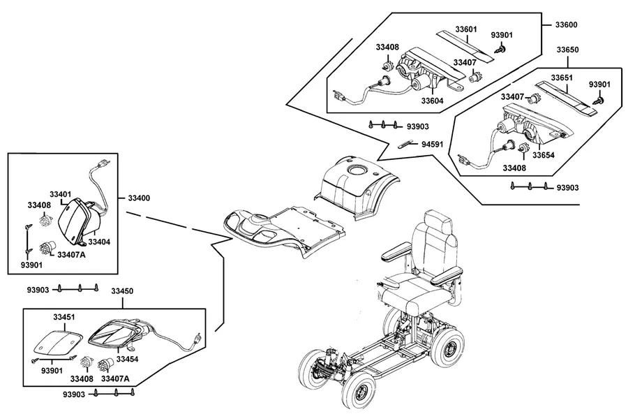 F09 Winker Assy Rh parts diagram