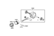 E15 Crankshaft ● Piston parts diagram thumbnail