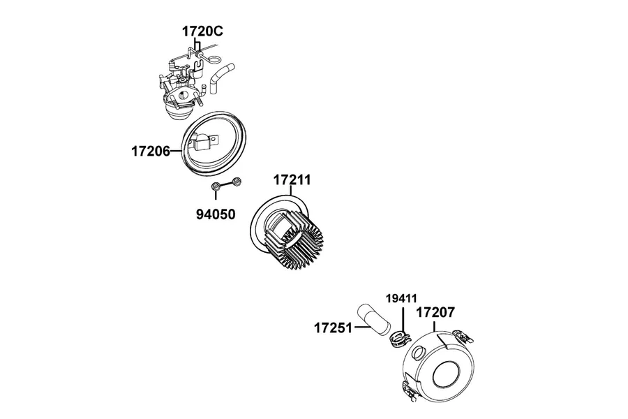 E08 Air Cleaner parts diagram