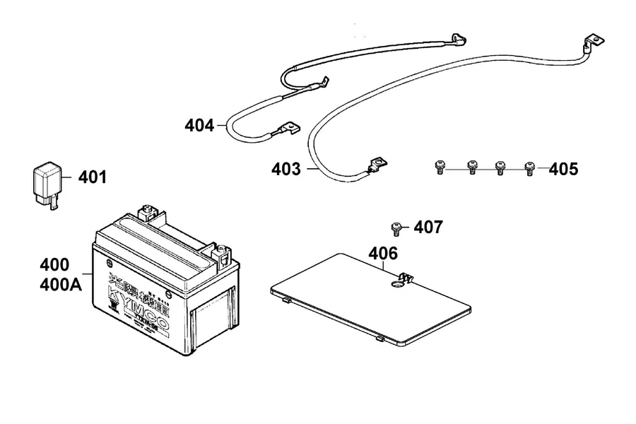 F11 Battery parts diagram