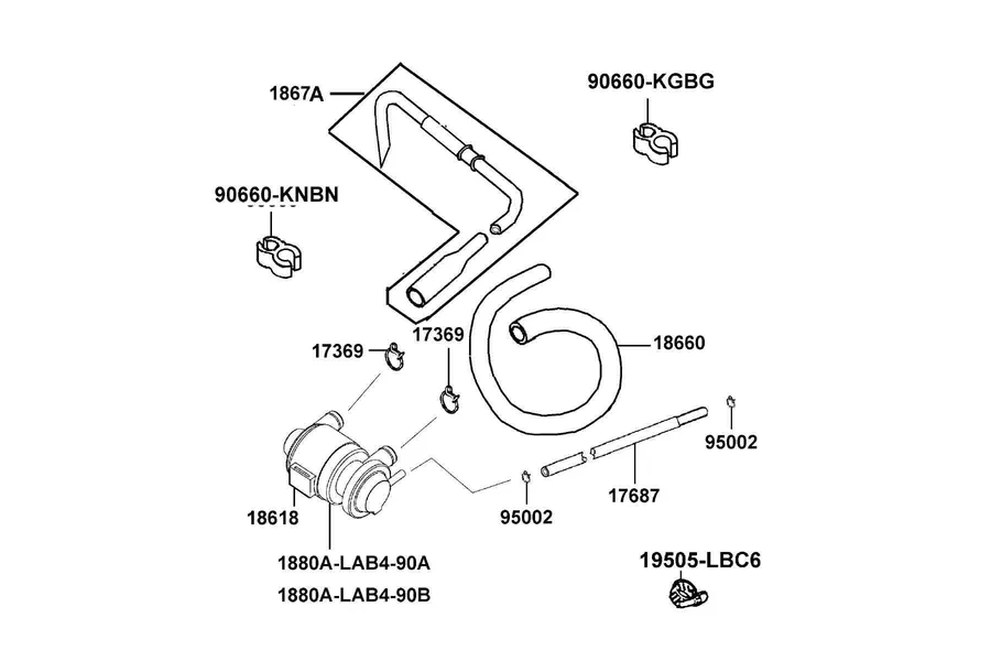 F21 Air Cleaner Second parts diagram