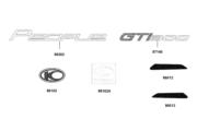 F23 Emblem ● Stripe parts diagram thumbnail