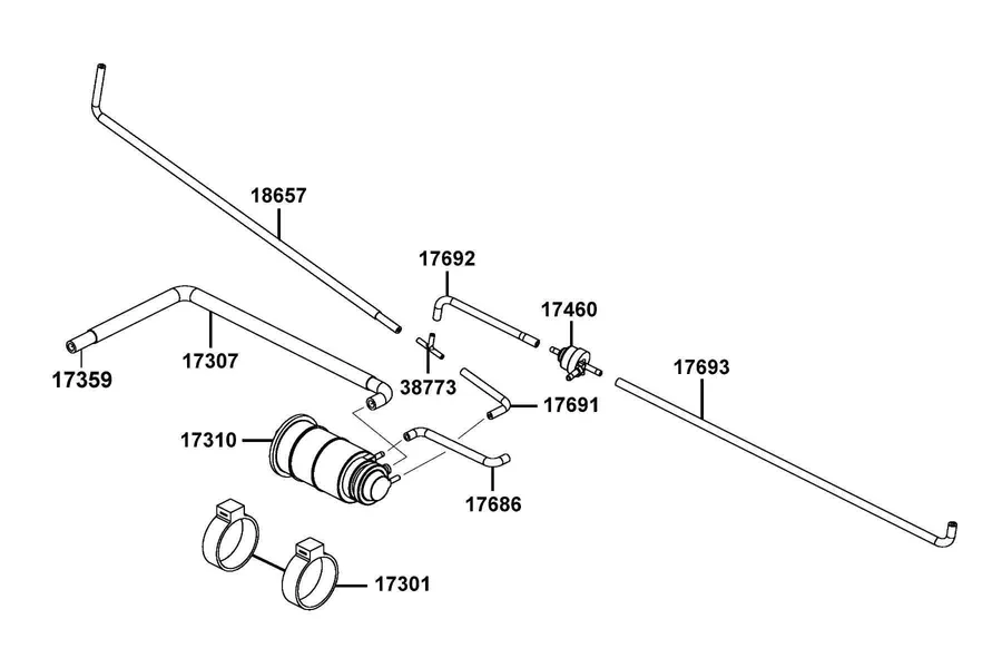 F26 Canister parts diagram