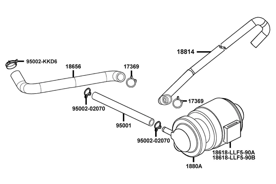 F23 Assy Air-Aicv parts diagram