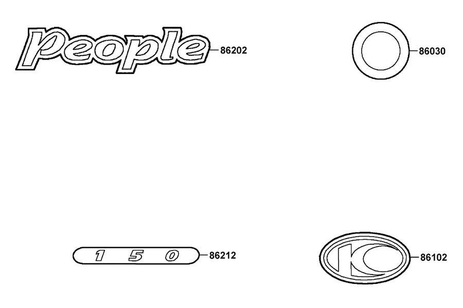 F24 Emblem and Stripe parts diagram