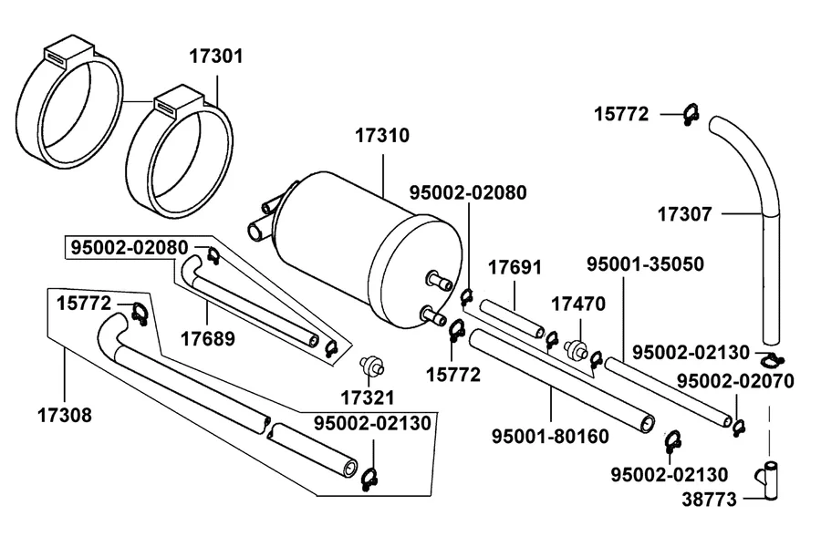 F25 Canister Comp parts diagram