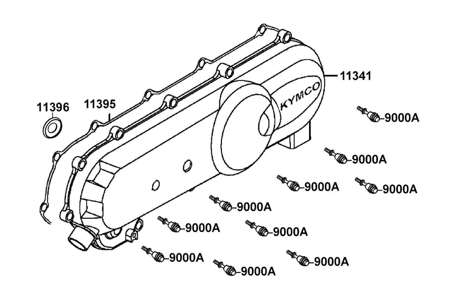 E05 Cover L Side parts diagram