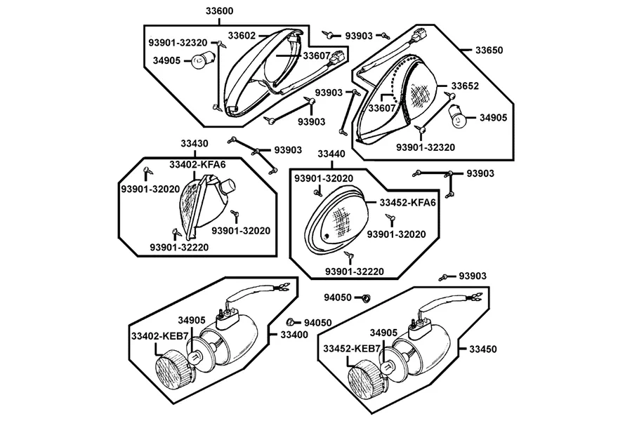 F18 Winker parts diagram