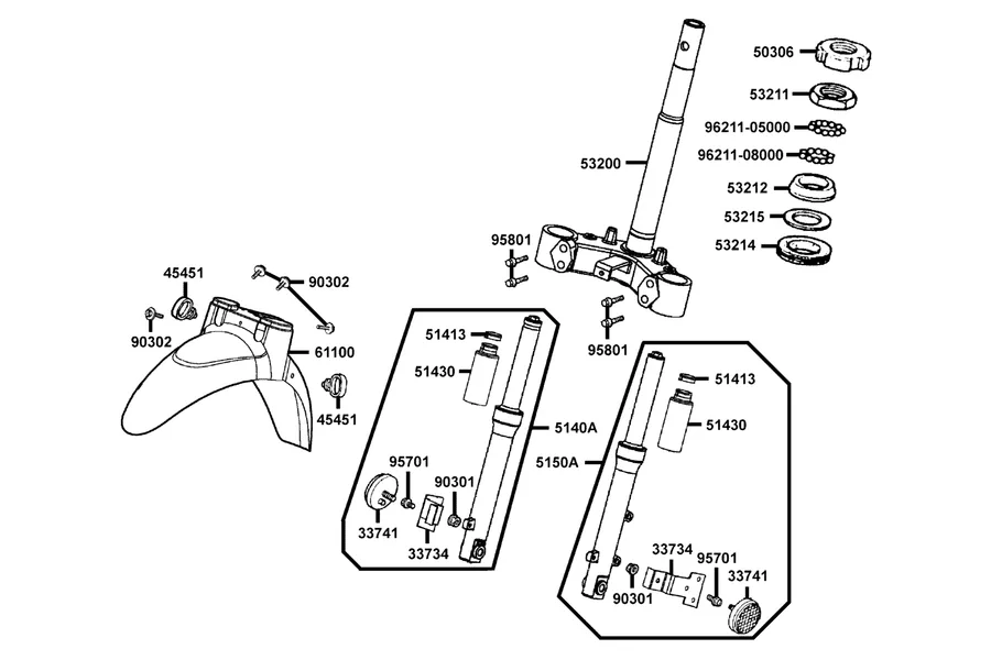 F06 Front Cushion parts diagram