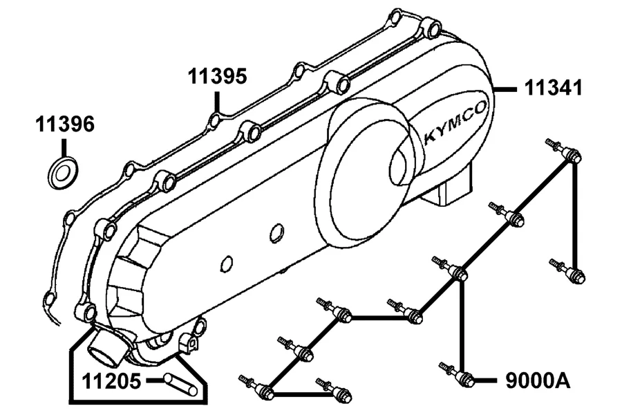 E05 Cover L Side parts diagram