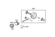 E15 Crankshaft ● Piston parts diagram thumbnail