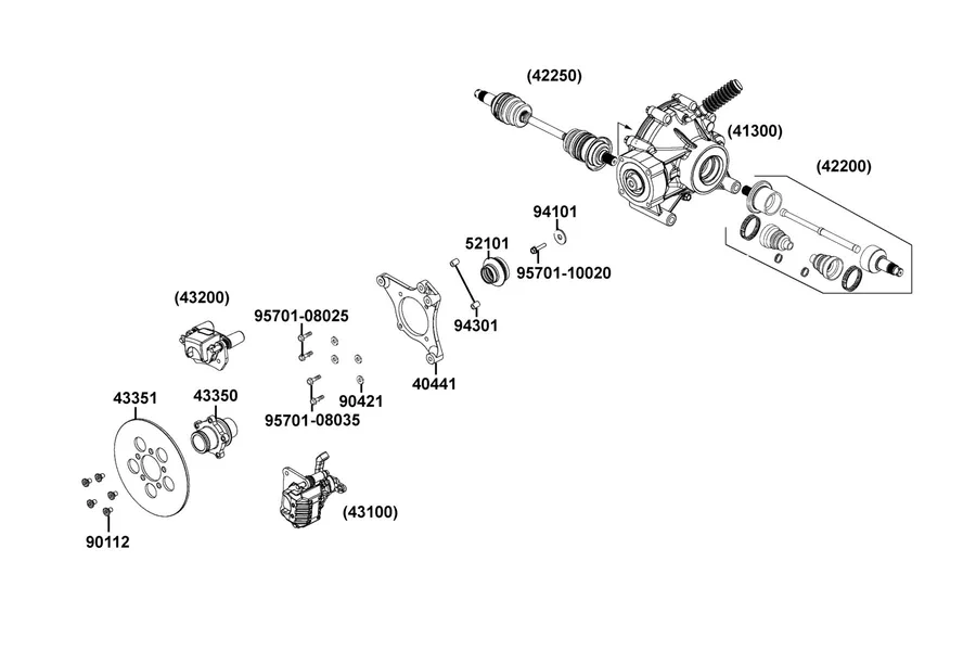 F18 Disk Assy Rr Brk parts diagram