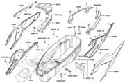 83501-BAA7-E00-N1R on the F12 Body Cover ● Luggage Box diagram