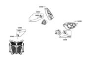 F18 Front Position Light  ● Reverse Light parts diagram thumbnail