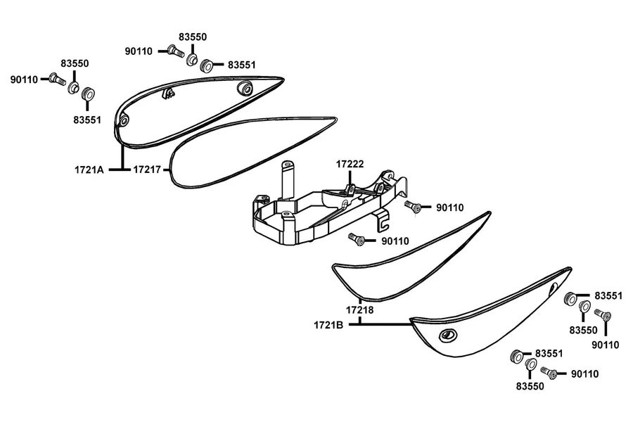 F15 Front Cover parts diagram