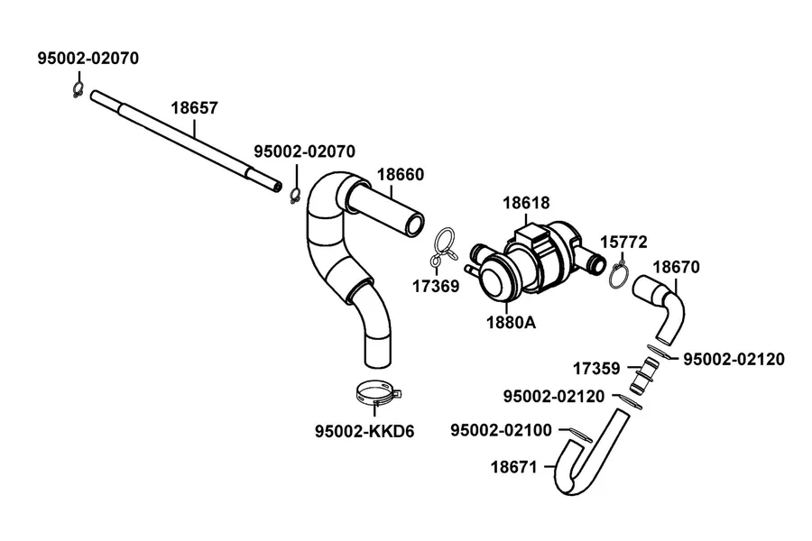 F22 Air Cleaner Second parts diagram