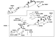 F14 Exhaust Muffler parts diagram thumbnail