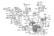 E03 Cylinder Head Cover ● Cylinder Head parts diagram thumbnail