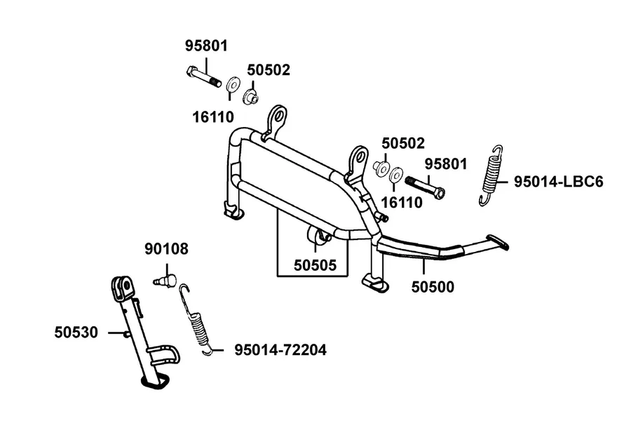 F15 Stand parts diagram