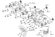 F12 TILTING ARM ASSY LWR FR parts diagram thumbnail