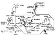 F15 Fwd / Rev Shift Assy ● Master Cylinder Rear parts diagram thumbnail