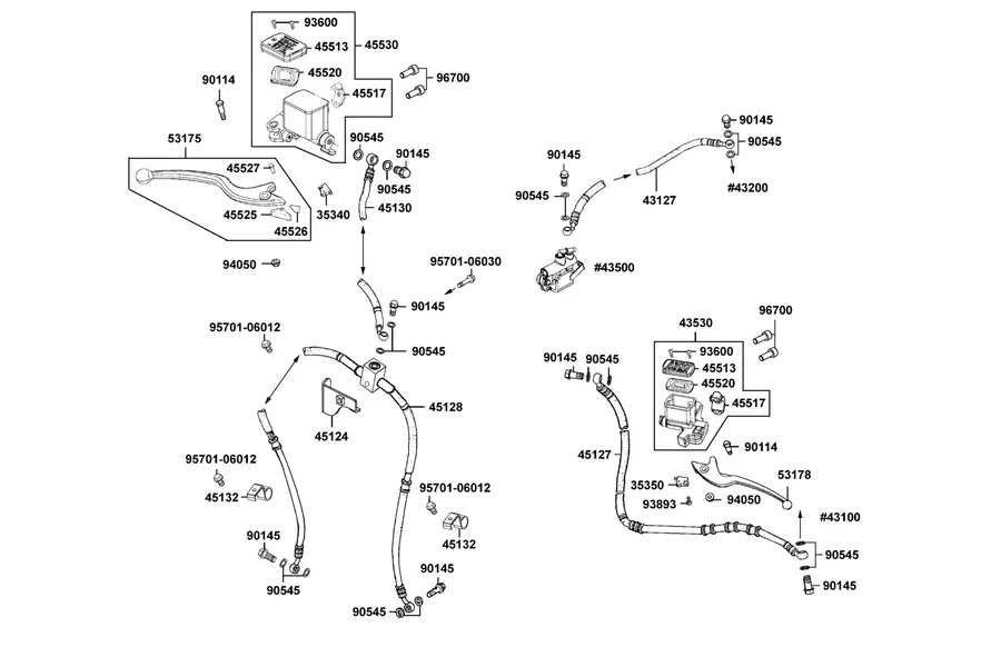 F04 Master Cylinder parts diagram