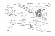 E04 Right Crankcase Cover ● Water Pump parts diagram thumbnail