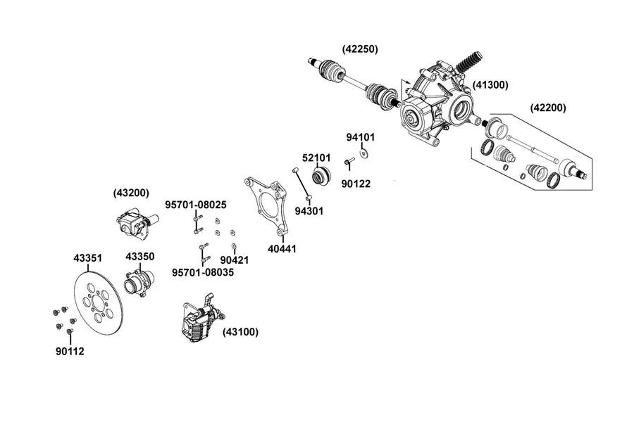 F18 Disk Assy Rr Brk parts diagram