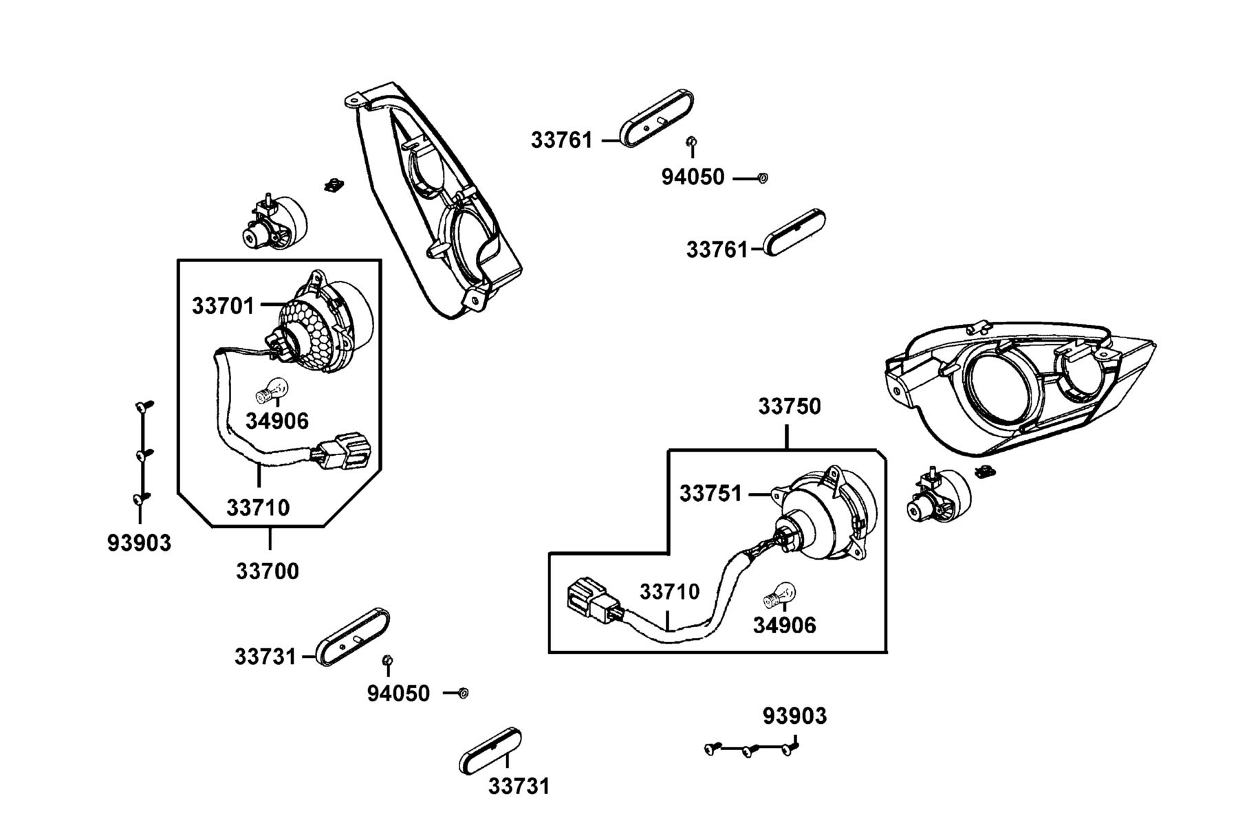MAXXER 450i Light Tail parts diagram