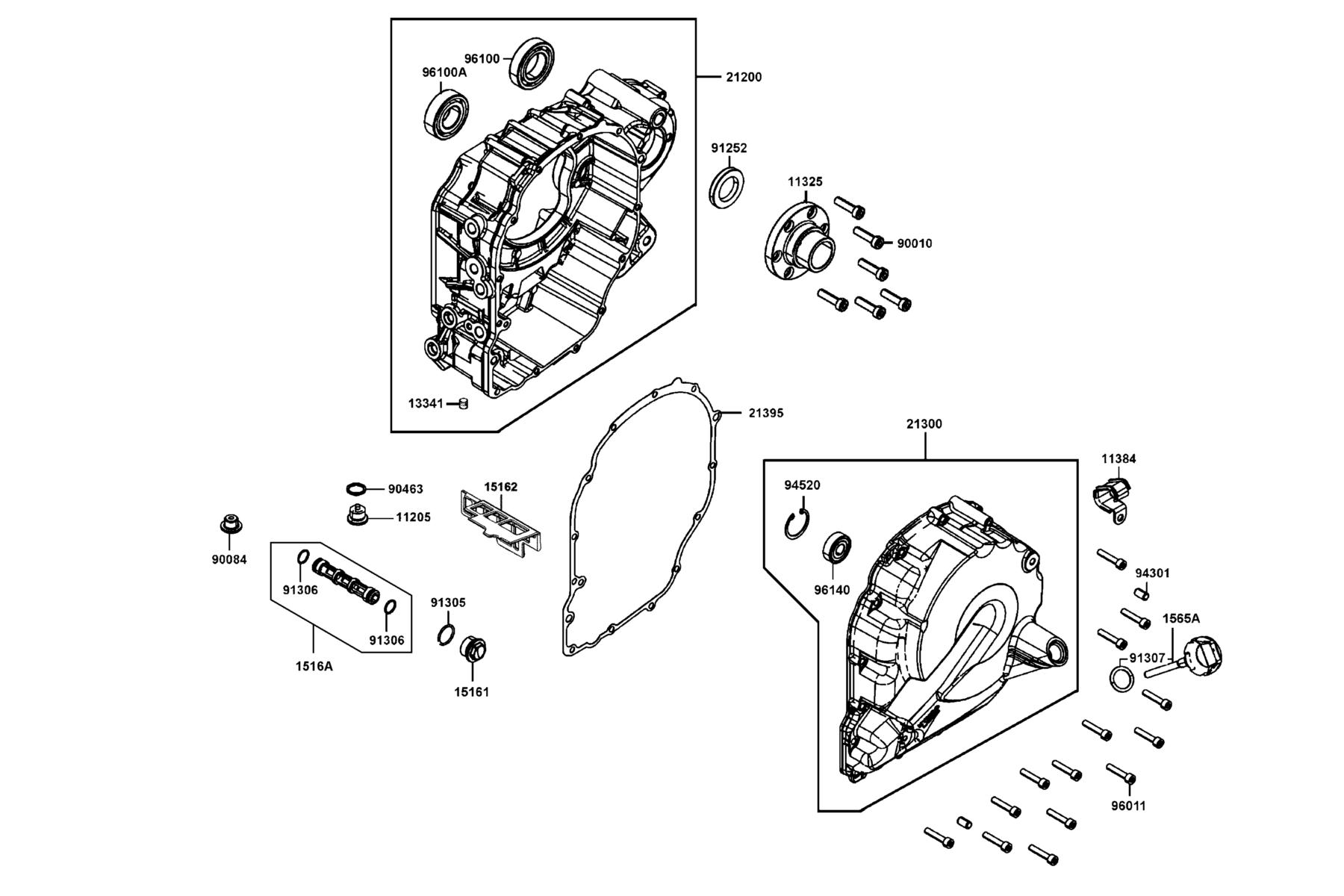 AK550 2022 CASE COMP L MISSION parts diagram