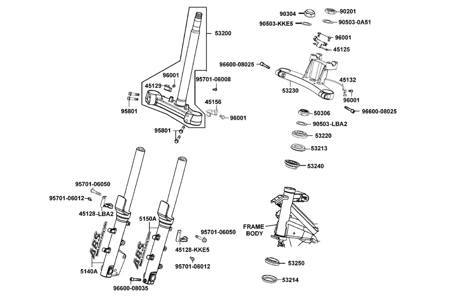 F06 Front Cushion parts diagram