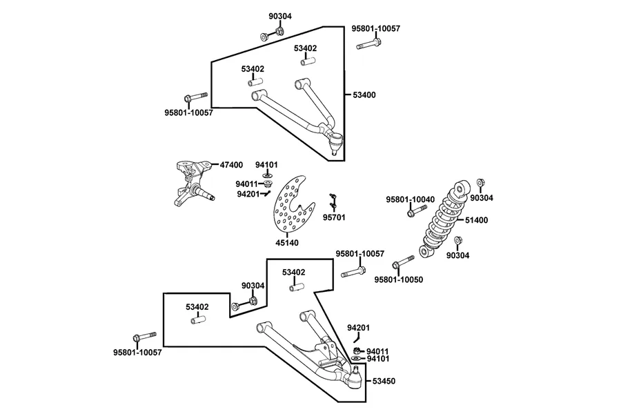 F16 Cushion and Right Arm Swing parts diagram