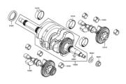 E09 Crank Shaft●Drive Proocket parts diagram thumbnail