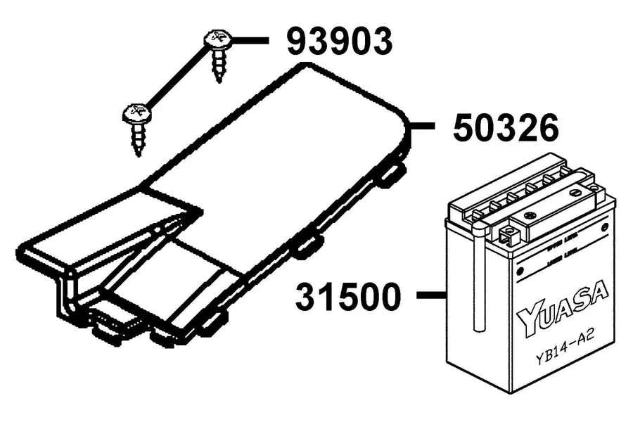 F11 Battery parts diagram