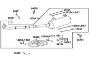 F14 Exhaust Muffler parts diagram thumbnail