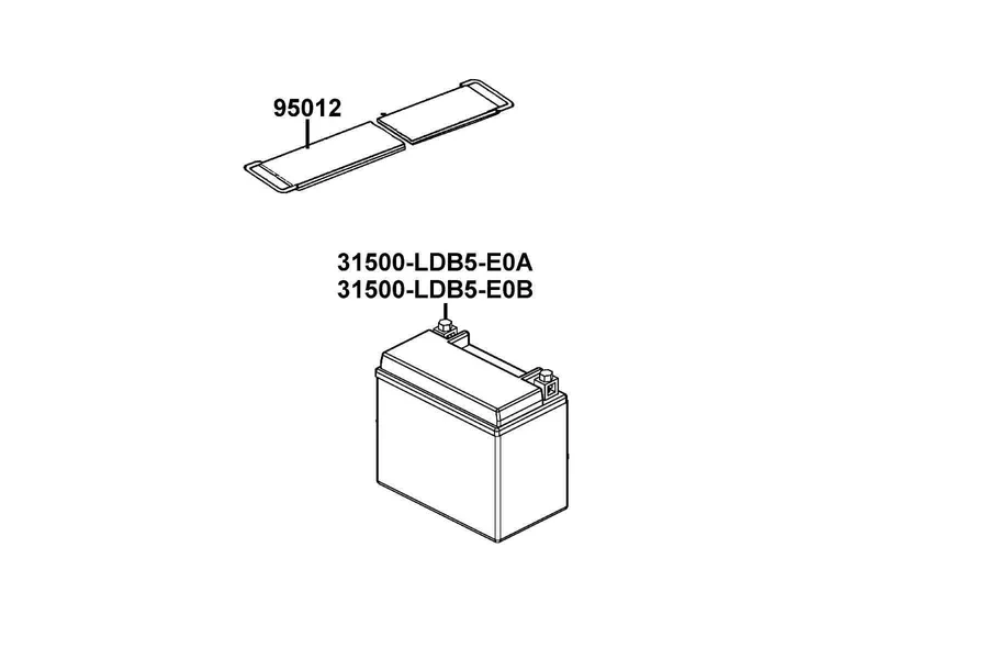 F11 Battery parts diagram
