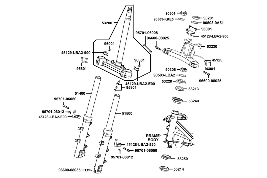 F06 Front Cushion parts diagram