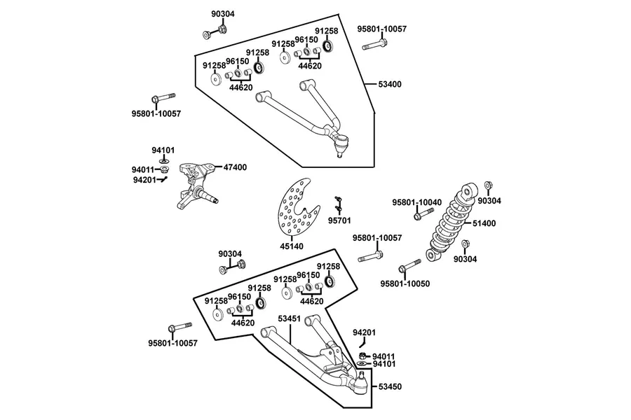 F16 Cushion and Right Arm Swing parts diagram