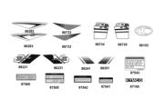 F22 Emblem ● Stripe parts diagram thumbnail