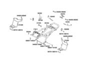 F22 Rear Pipe Sub Frame parts diagram thumbnail