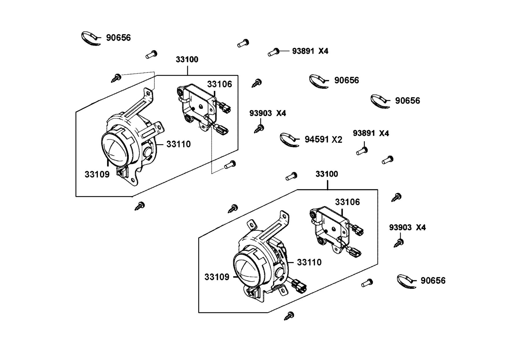 MAXXER 450I Head Light parts diagram