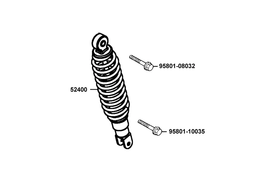F16 Rear Cushion parts diagram