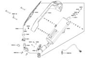 39450-AEH1-900 on the F14 Exhaust Muffler diagram