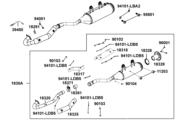 F14 Exhaust Muffler parts diagram thumbnail