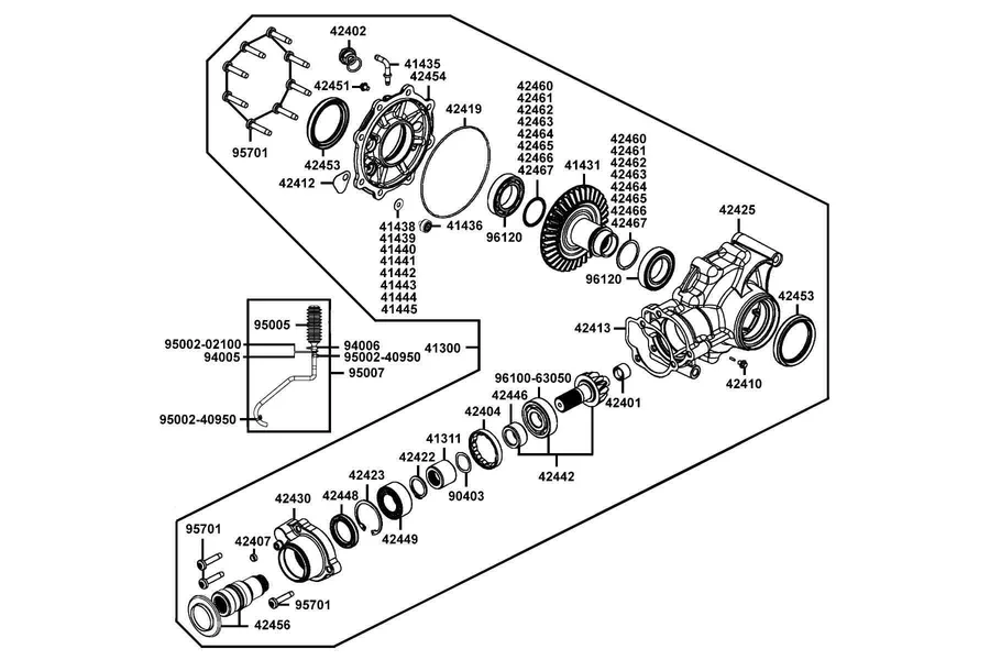 F17 Control Arm Assy parts diagram