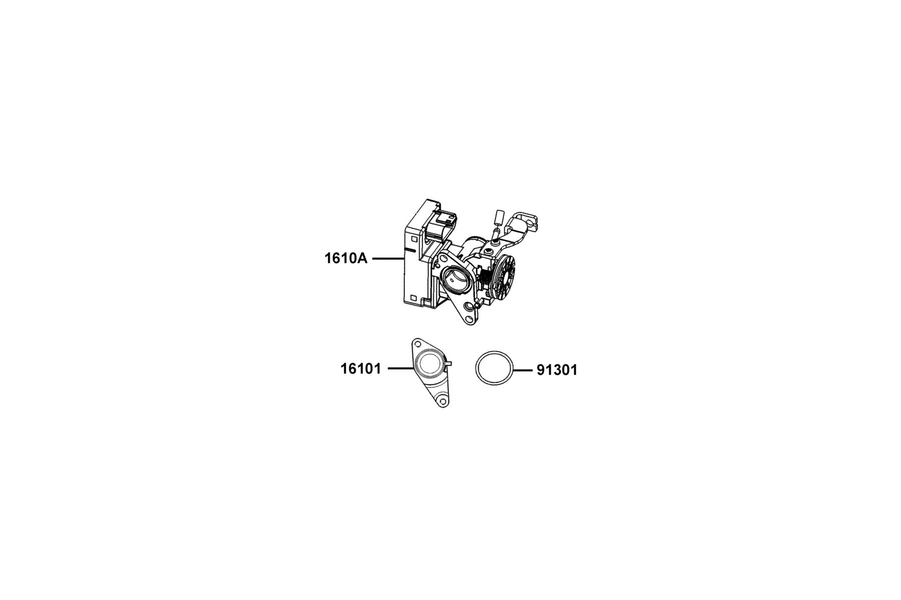 SUPER 8 R THROTTLE BODY, ASSY parts diagram