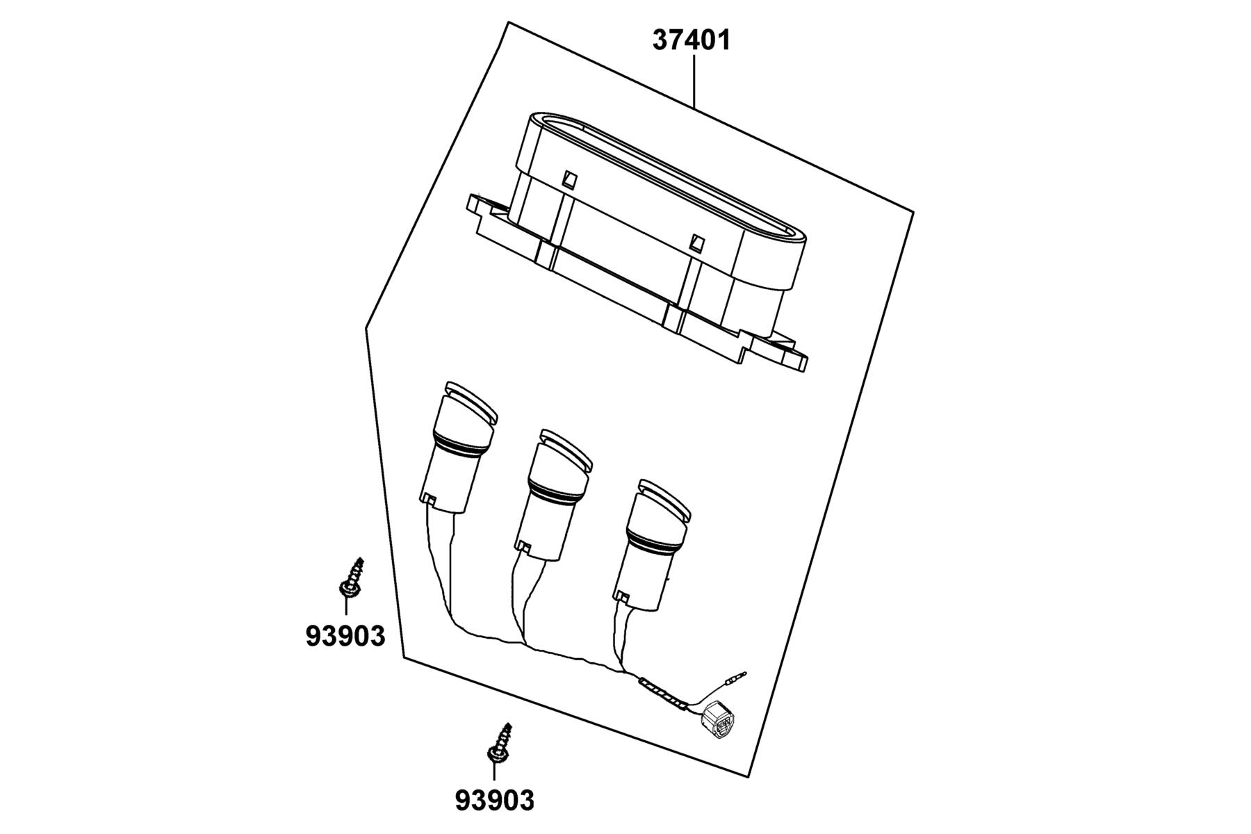 MONGOOSE 110i PILOT LAMP COMP parts diagram