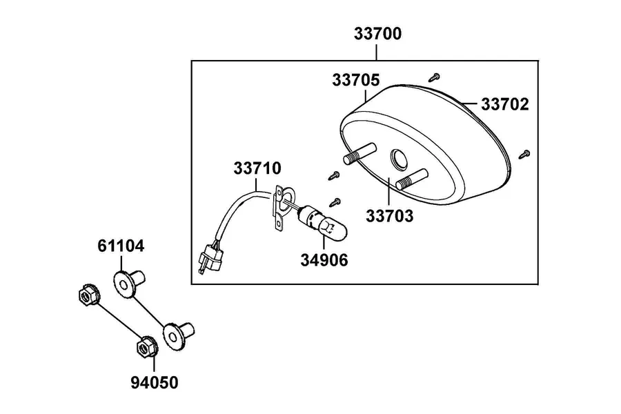 F17 Rear Light parts diagram